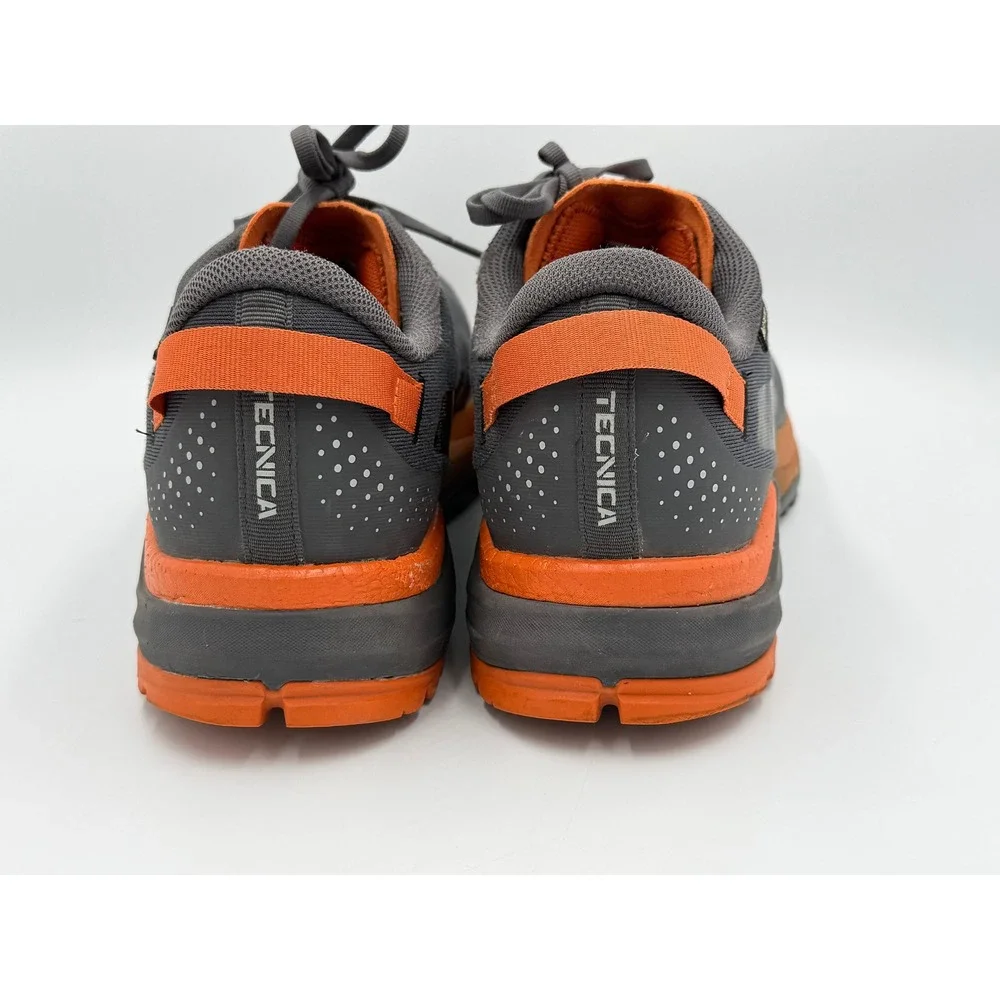 Tecnica Spark S GTX Mens 12.5 Hiking Shoes Grey Orange Gore-Tex Vibram